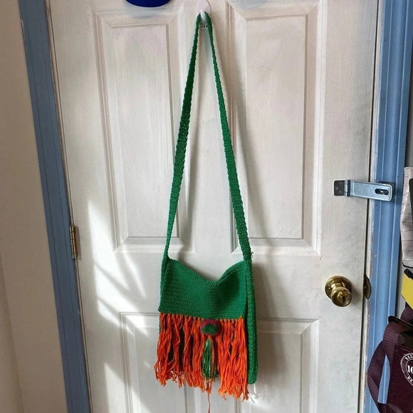 Hand knitting Crossbody Bag - Picture 2 of 5